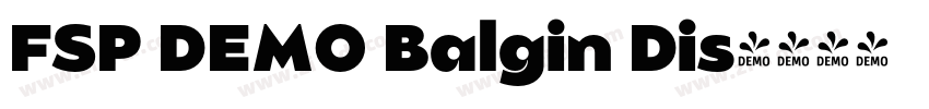 FSP DEMO Balgin Dis字体转换